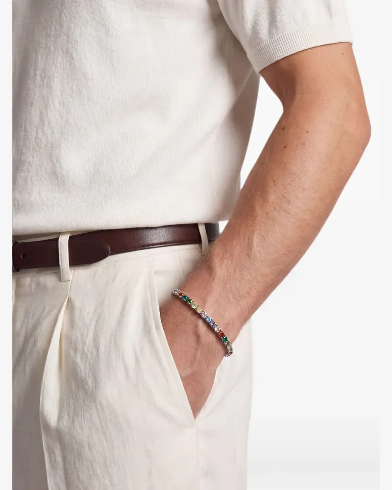 Nialaya Tennis Armband mit Zirkonia - Silber Silber
