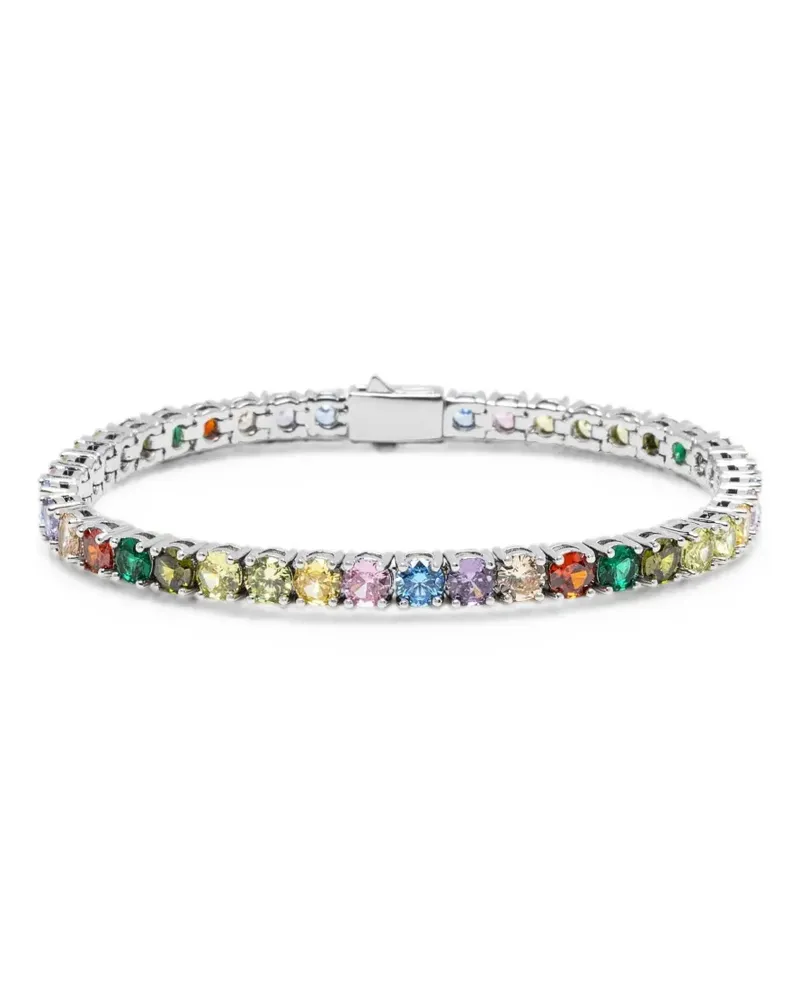 Nialaya Tennis Armband mit Zirkonia - Silber Silber