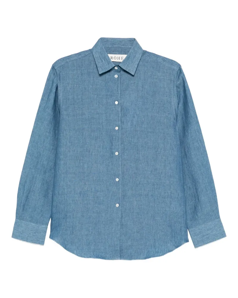 Róhe long-sleeve shirt - Blau Blau