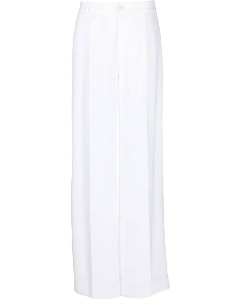 Ralph Lauren Harpreet Hose mit weitem Bein - Weiß Weiß