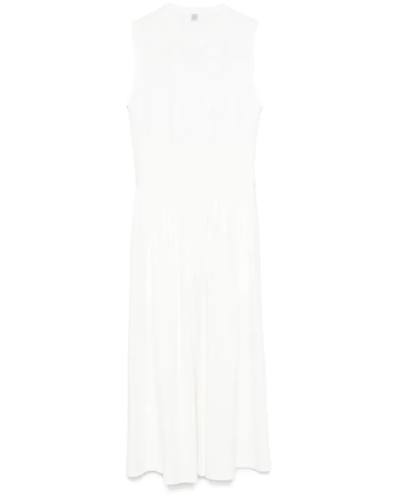 Totême Ärmelloses Maxikleid - Weiß Weiß