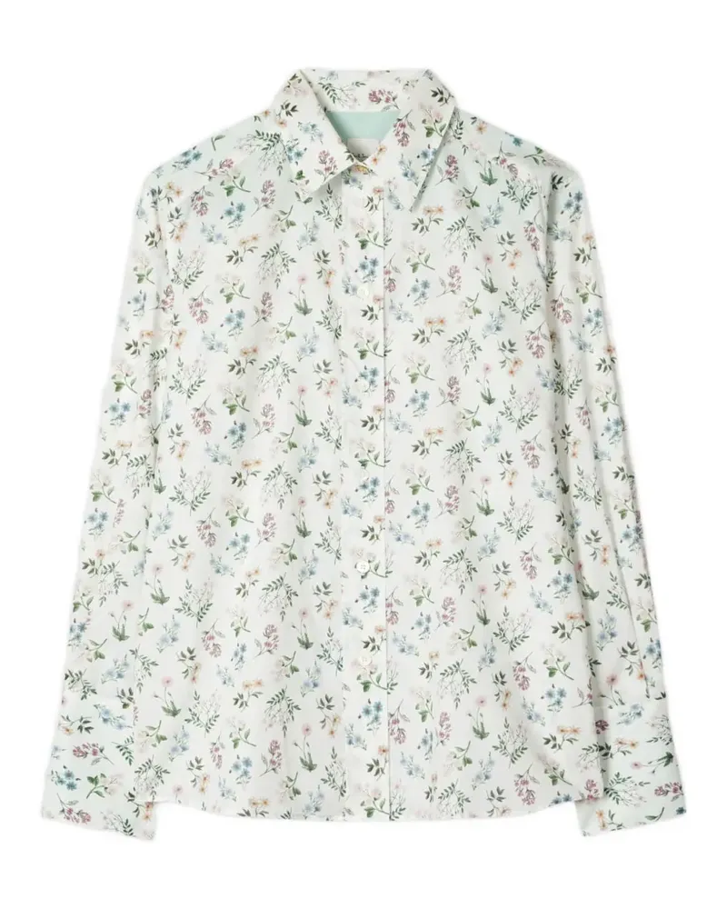 Paul Smith Hemd mit Liberty Floral-Print - Weiß Weiß