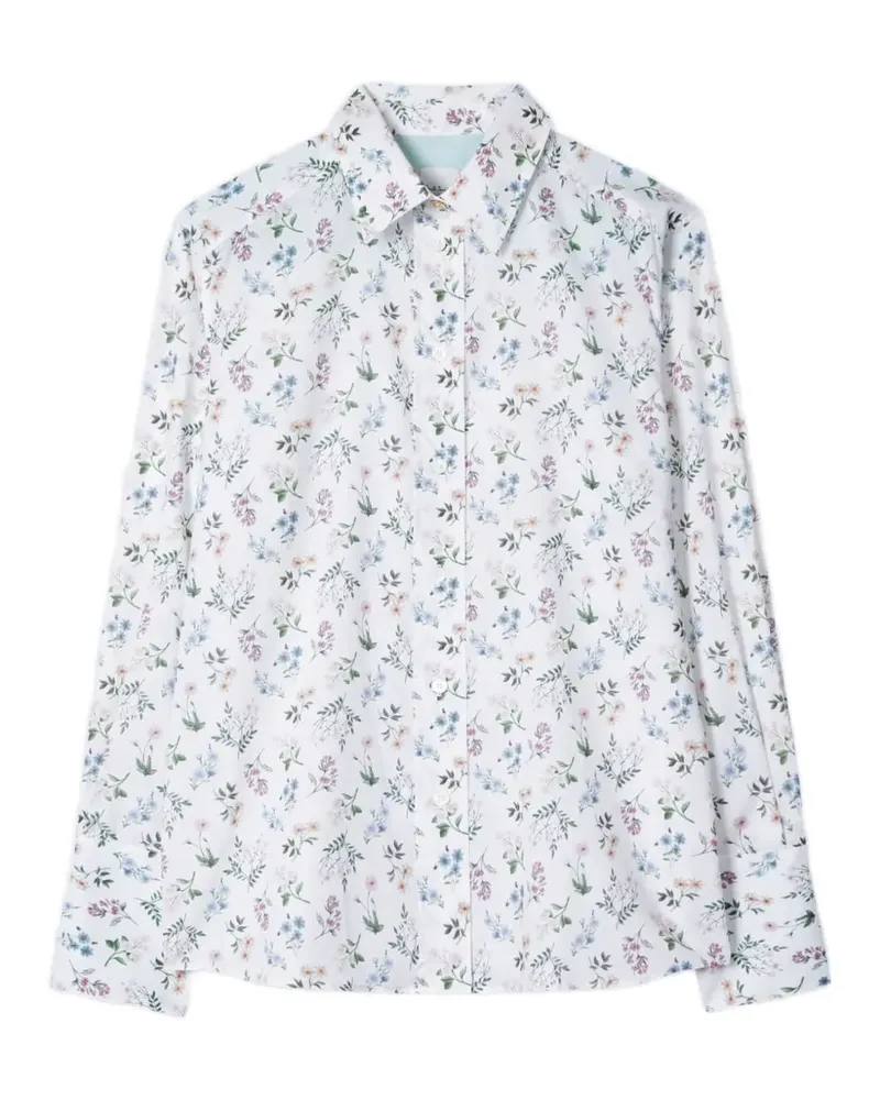 Paul Smith Hemd mit Liberty Floral-Print - Weiß Weiß