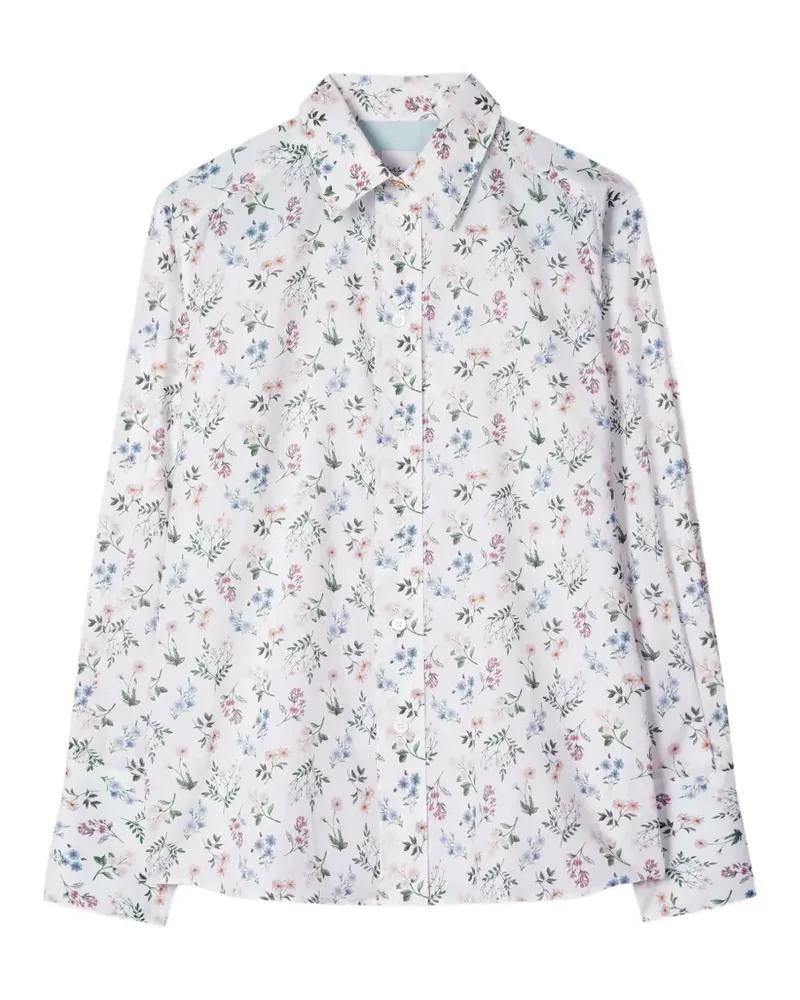 Paul Smith Liberty Floral printed shirt - Weiß Weiß