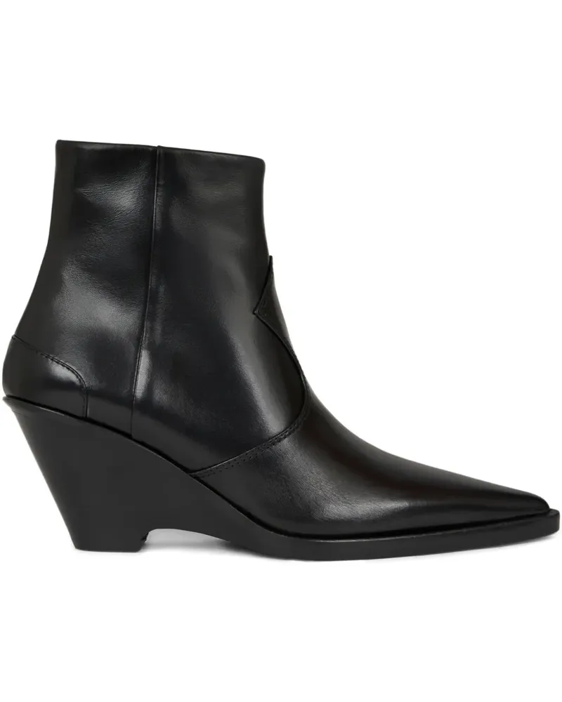 Etro 70mm leather ankle boots - Schwarz Schwarz