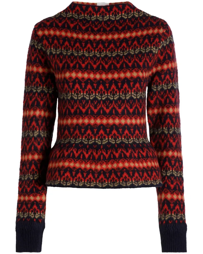 Bally Pullover mit Logo-Patch - Rot Rot