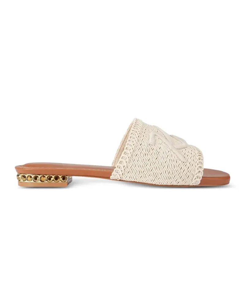 Kurt Geiger woven flat sandals - Nude Nude