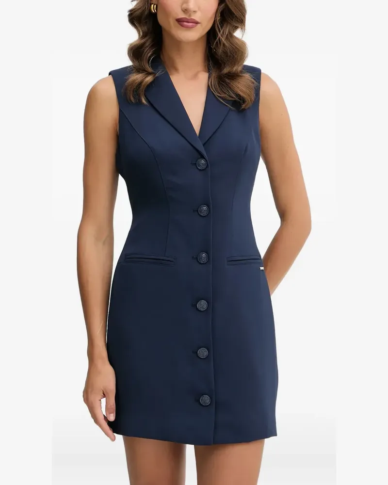Guess Kleid mit Knöpfen - Blau Blau