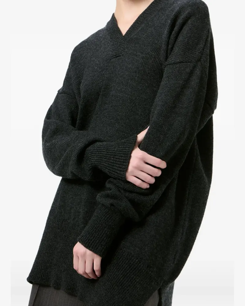 Our Legacy raise V-neck sweater - Grau Grau