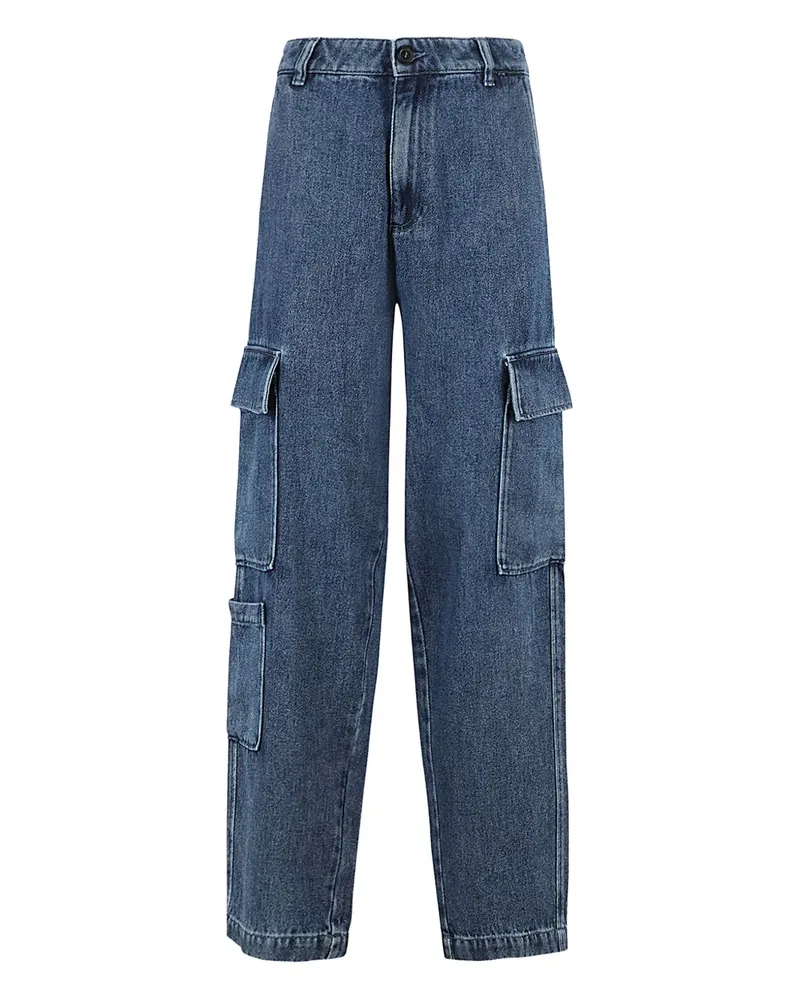 Erika Cavallini Cargo-Jeans - Blau Blau