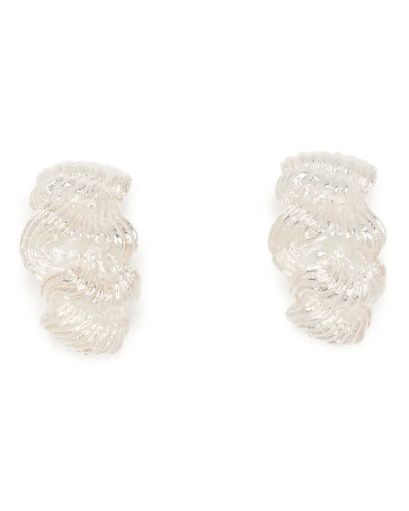 Completedworks Strukturierte Buttercreme Ohrringe - Silber Silber