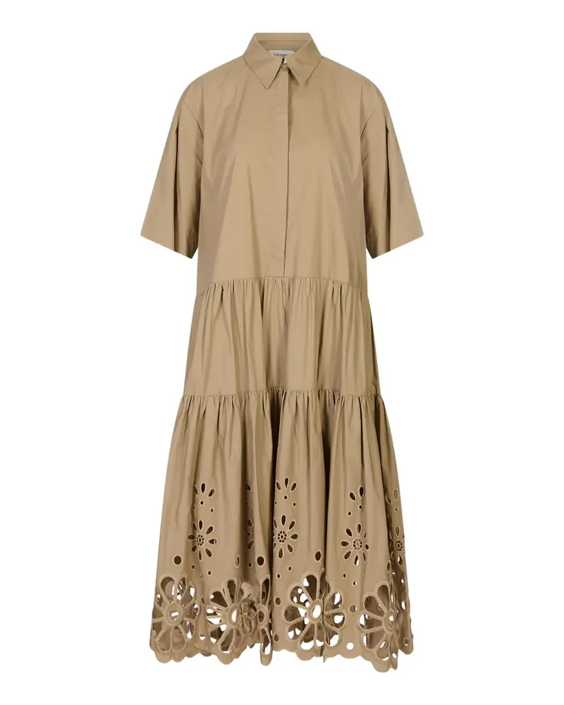 MEIMEIJ tiered mini dress - Nude Nude