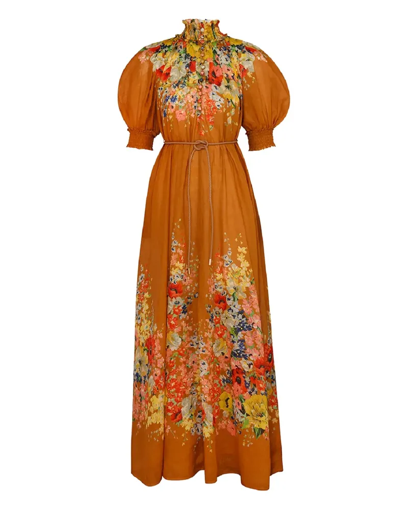 Zimmermann Alight Swing midi dress - Braun Braun