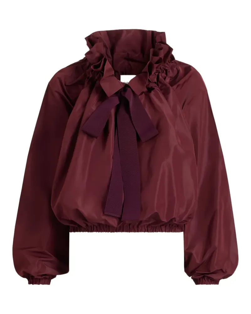 Patou Bluse mit Puffärmeln - Rot Rot