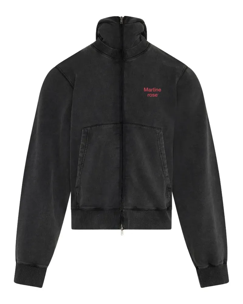 Martine Rose zip-up hoodie - Schwarz Schwarz