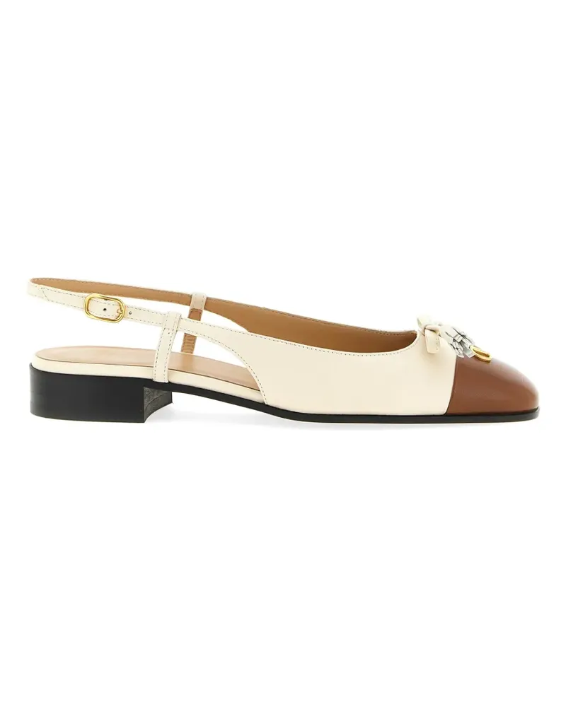 Valentino Garavani Valet Du Roi slingback ballet flats - Nude Nude