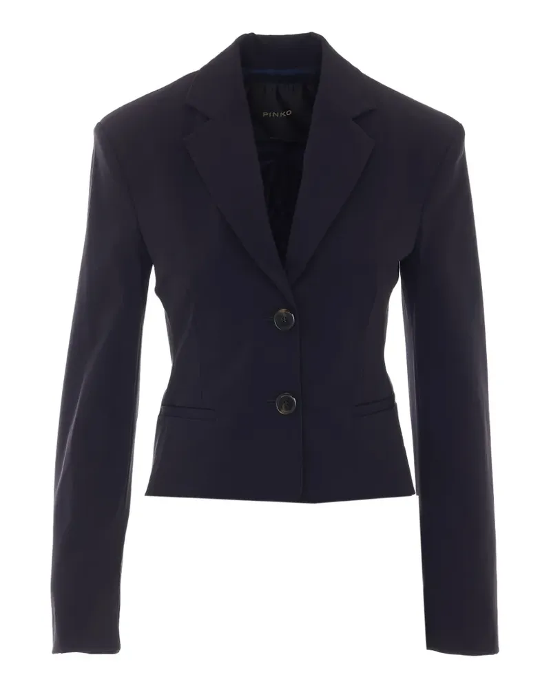 Pinko Schmaler Cropped-Blazer - Blau Blau