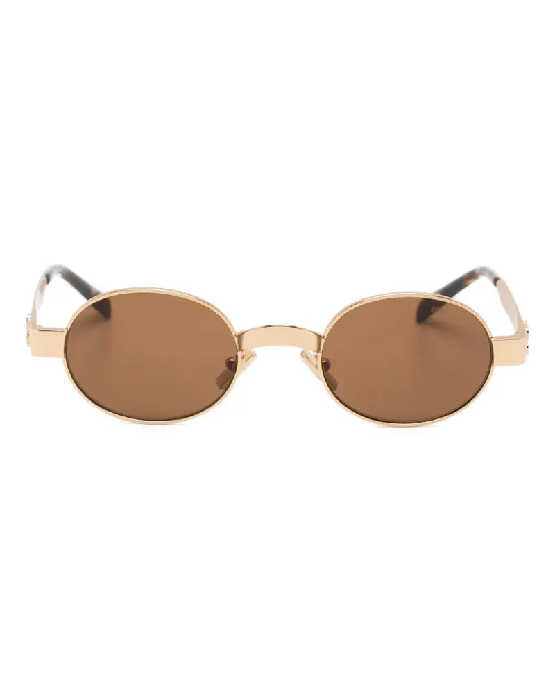 Miu Miu oval-frame sunglasses - Gold Gold
