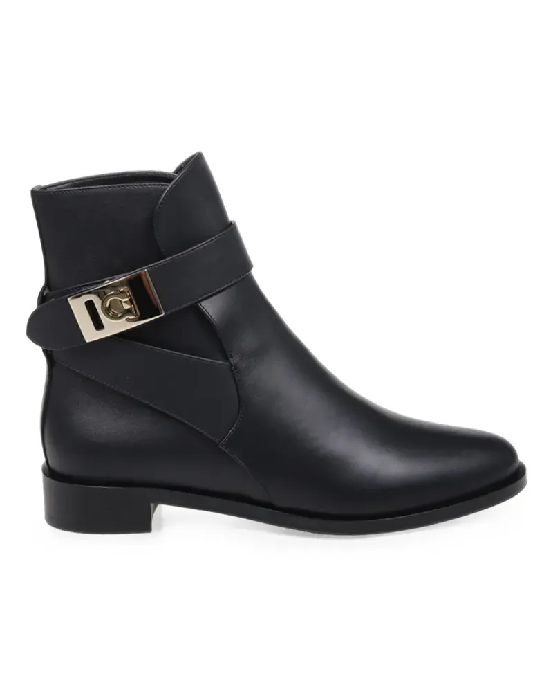 Ferragamo Hug Stiefeletten - Schwarz Schwarz