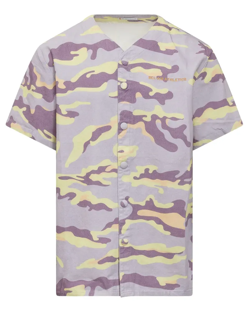 Bel-Air Athletics Stile Baseball Hemd - Violett Violett