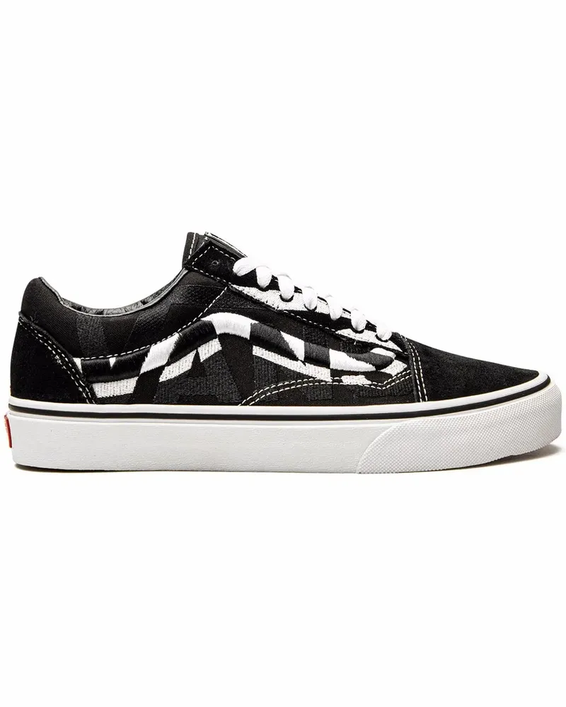 Vans Old Skool Sneakers mit Logo-Stickerei - Schwarz Schwarz