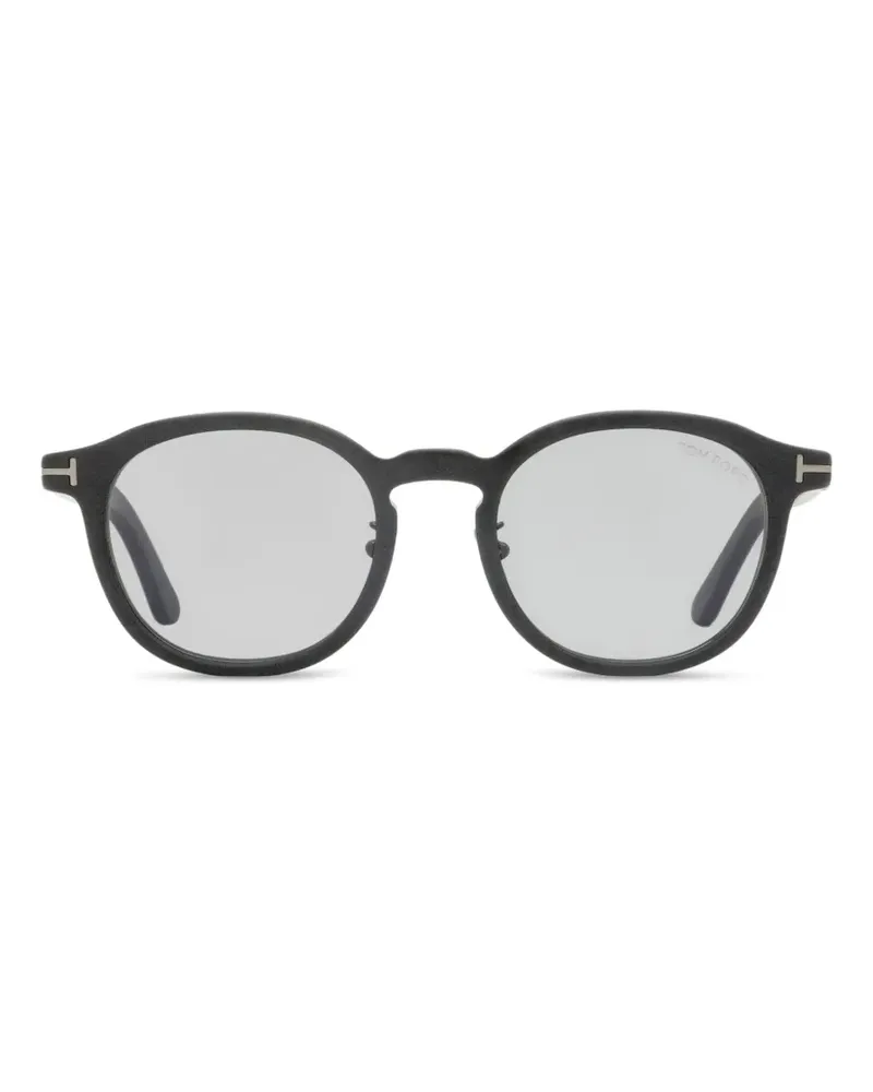 Tom Ford Alternative Fit Sonnenbrille mit Pantos-Gestell - Schwarz Schwarz