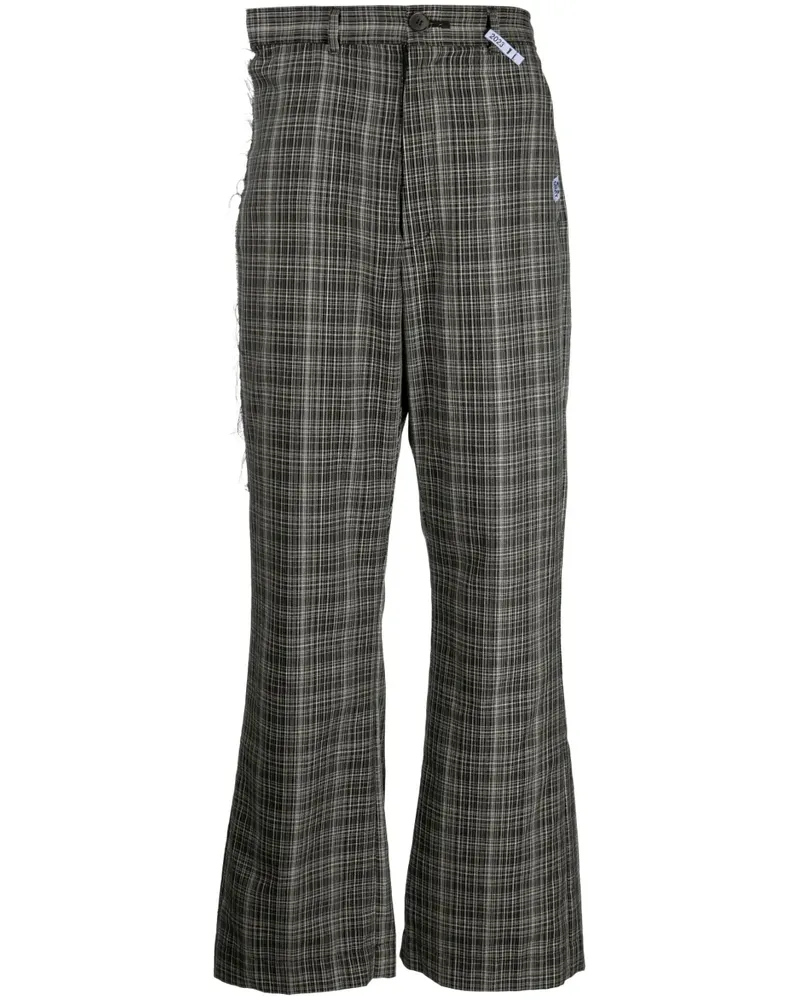 MIHARAYASUHIRO Hose mit Karomuster - Schwarz Schwarz