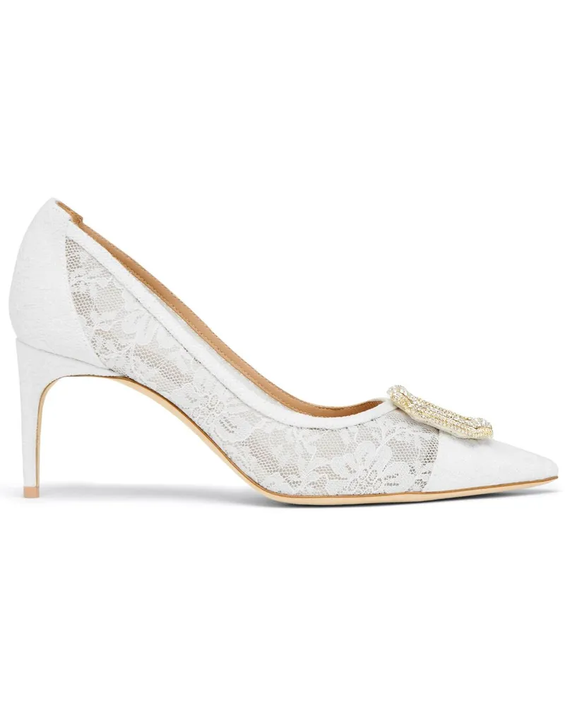 Malone Souliers Monroe Pumps 70mm - Weiß Weiß