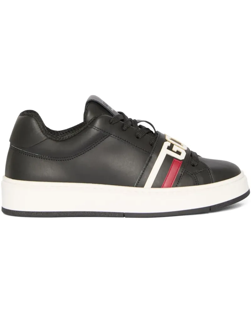 GCDS Sneakers aus Leder - Schwarz Schwarz