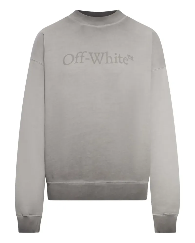 OFF-WHITE Sweatshirt mit Logo-Print - Grau Grau