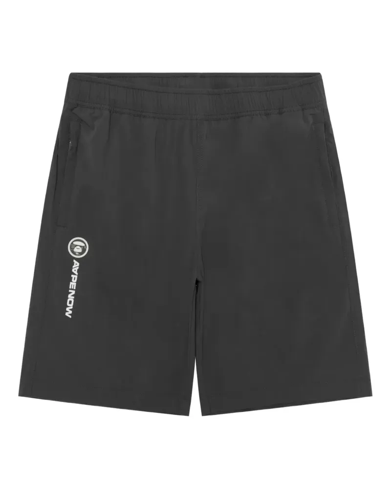 BAPE logo-lettering shorts - Grau Grau