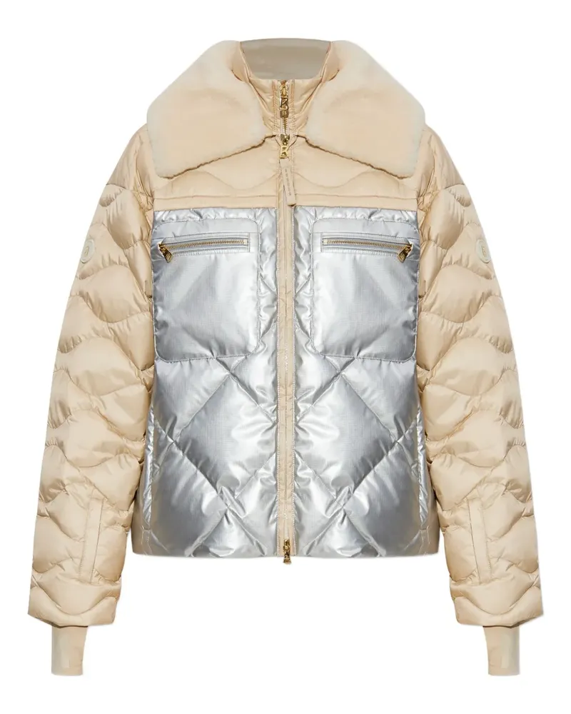 Bogner Zaya quilted collar jacket - Nude Nude