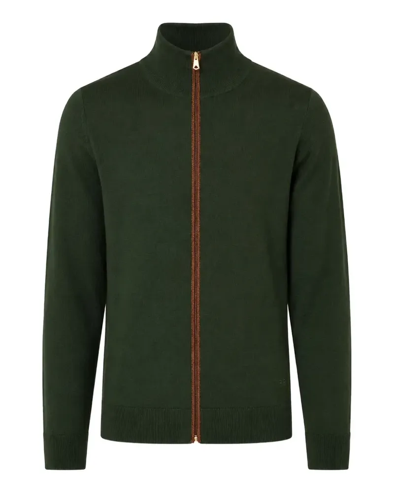Paul Smith Cardigan aus Merinowoll mit Reißverschluss - Grün Grün