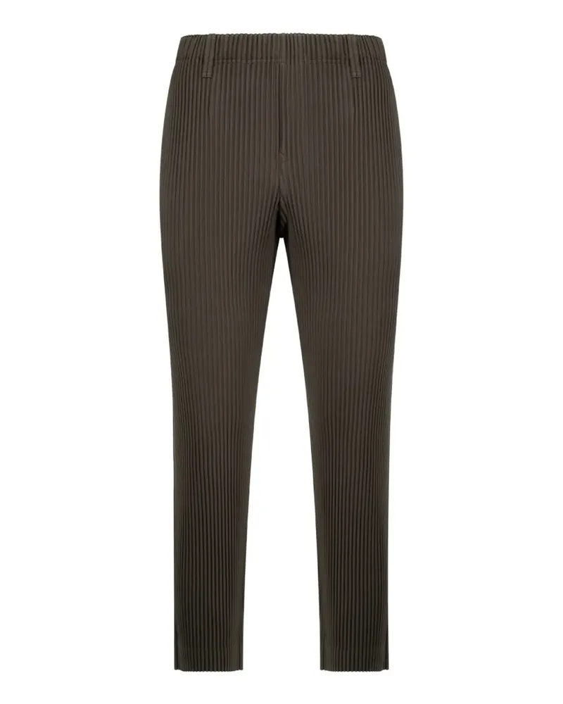 Issey Miyake Klassische Bundfaltenhose - Grau Grau