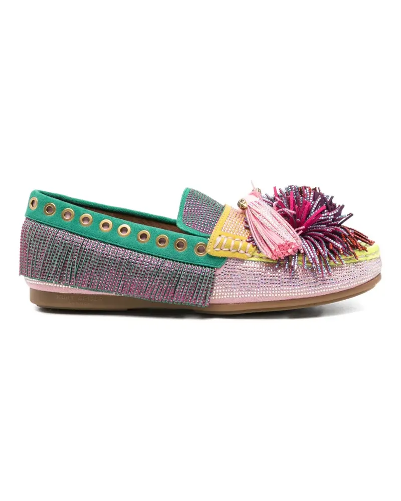 Kurt Geiger pompom tassel loafers - Rosa Rosa