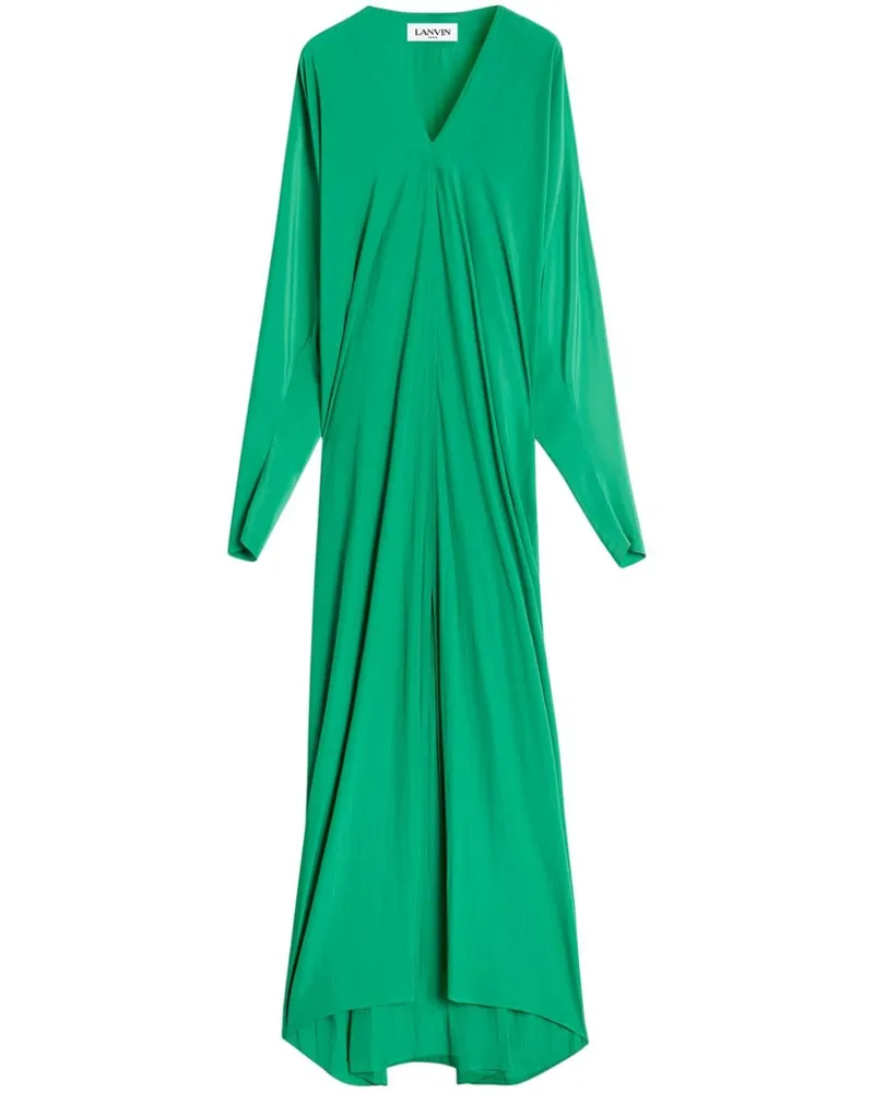 Lanvin Langärmeliger Kaftan - Grün Grün