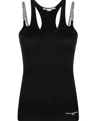 Stella McCartney Top mit Zierkette Schwarz