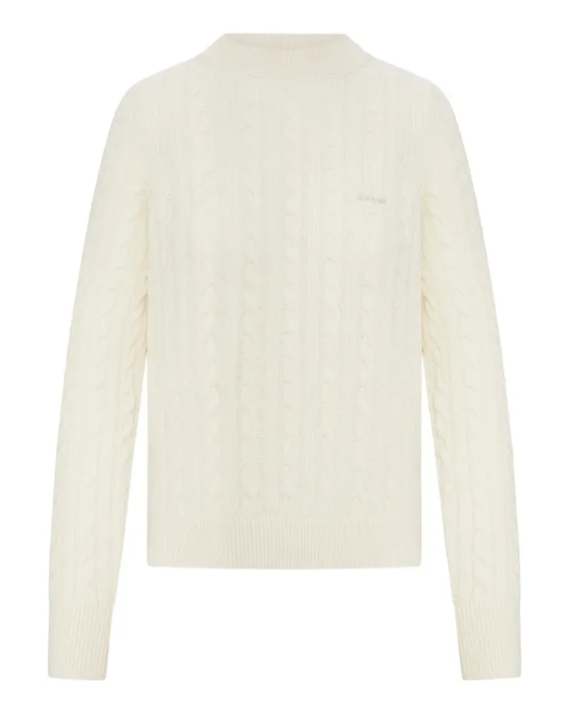 Barbour Ashdown Pullover mit Zopfmuster - Nude Nude