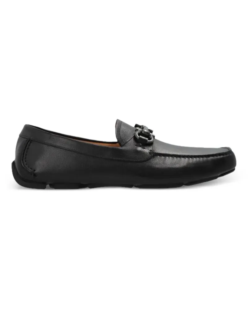 Ferragamo Loafer mit Gancini Ornament - Schwarz Schwarz