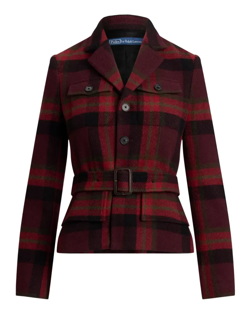 Ralph Lauren Jacke mit Karomuster - Rot Rot