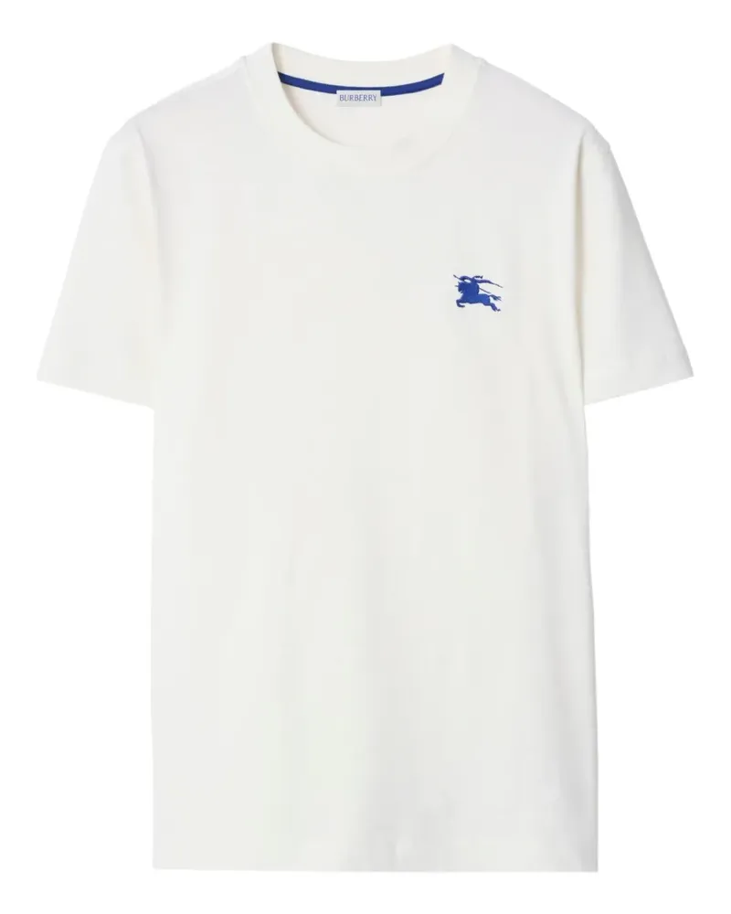 Burberry T-Shirt mit Ritteremblem - Weiß Weiß
