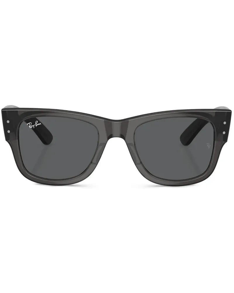 Ray Ban Mega Wayfarer Sonnenbrille mit eckigem Gestell - Schwarz Schwarz