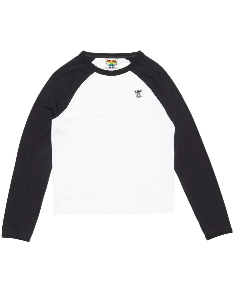 Acne Studios Klassisches Langarmshirt - Weiß Weiß