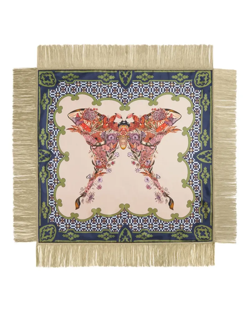 La DoubleJ Schal mit Print - Nude Nude