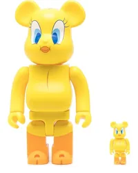 Medicom Toy BE@RBRICK Tweety 100% und 400% Figuren-Set Gelb