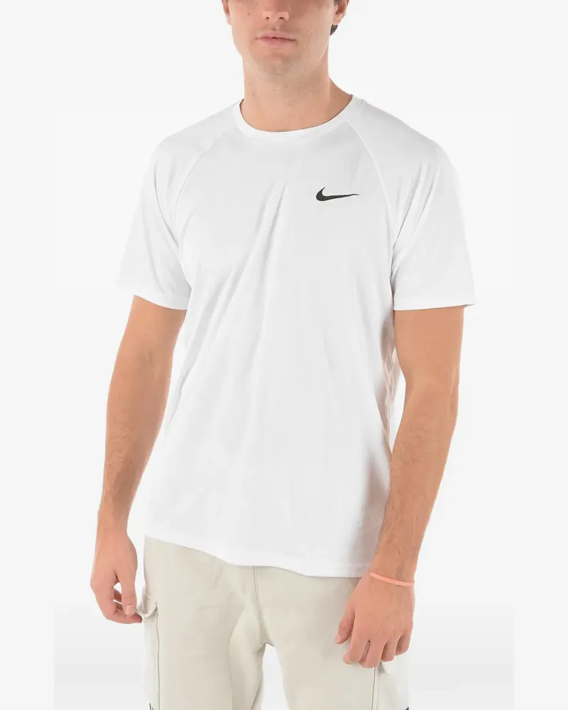 Nike T-Shirt mit Logo-Print - Weiß Weiß