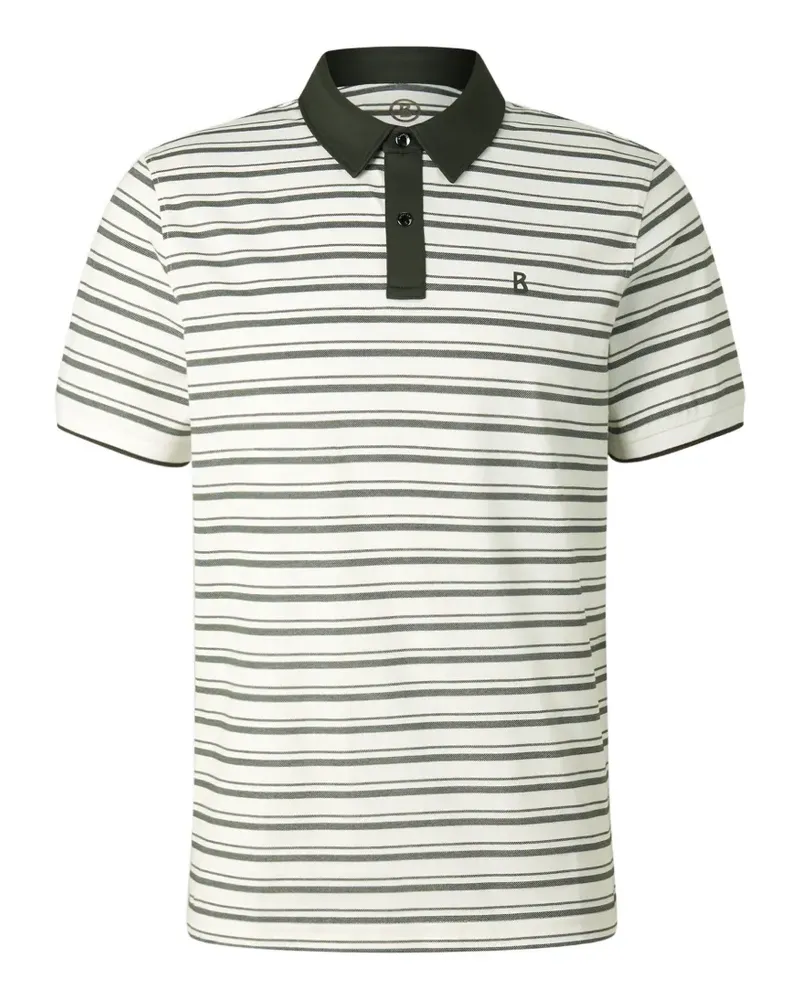 Bogner Gestreiftes Timo Poloshirt - Weiß Weiß