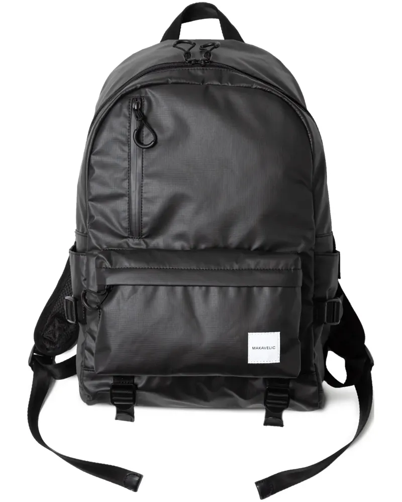 Makavelic Rucksack mit Logo-Patch - Schwarz Schwarz