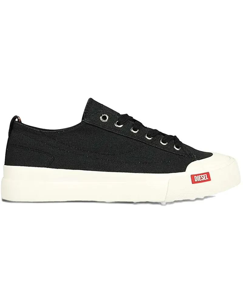 Diesel S-athos round-toe canvas sneakers - Schwarz Schwarz