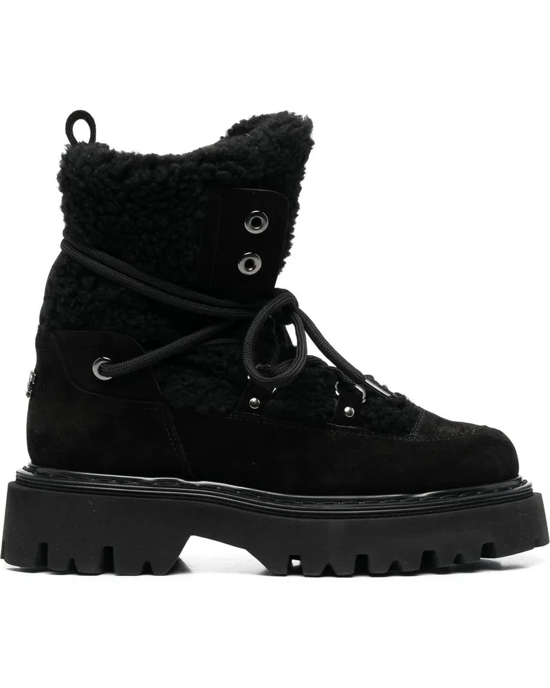 Casadei Stiefeletten aus Wildleder - Schwarz Schwarz